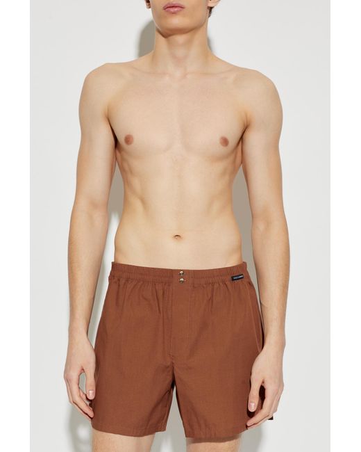 Dolce & Gabbana Brown Underwear Shorts for men