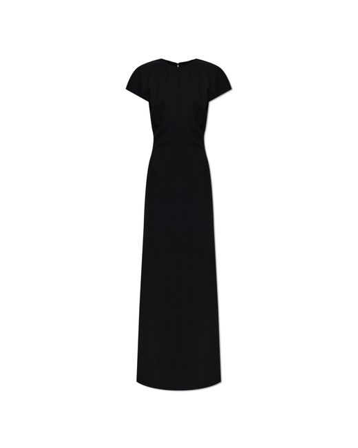 Jil Sander Black Wool Dress