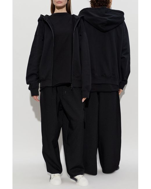 Y-3 Blue Sweatshirt With Logo