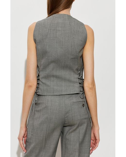 McQueen Gray Wool Blazer