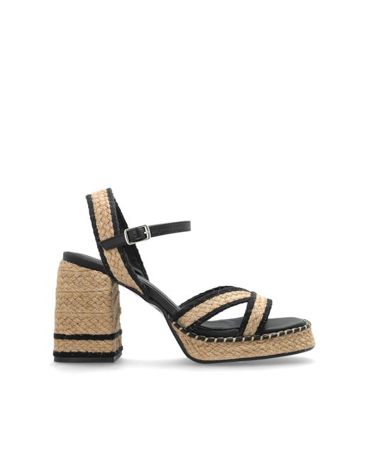 Castaner White Platform Sandals