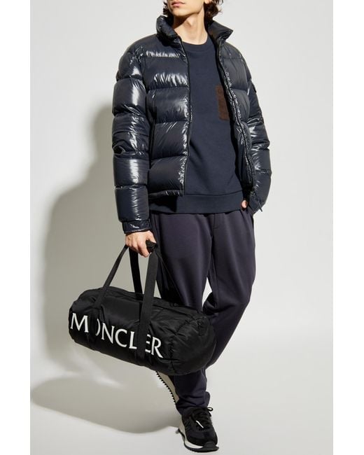 Moncler Blue Sweatshirt With Logo for men