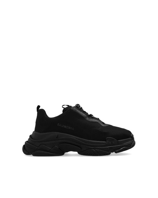 Balenciaga Black ‘Triple S’ Sneakers for men