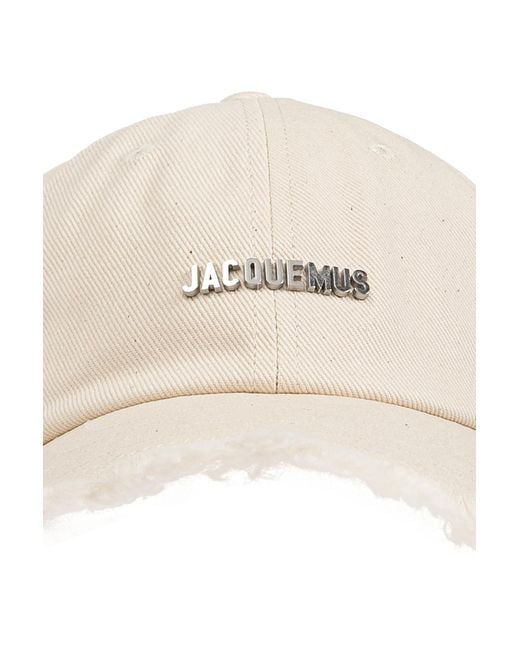 Jacquemus White Baseball Cap