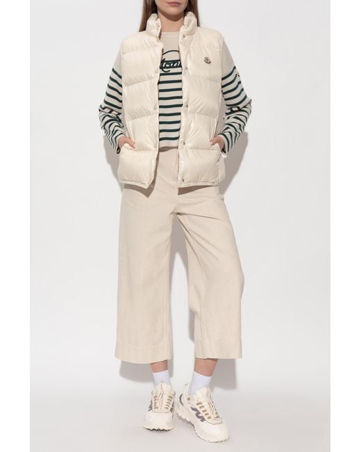 Moncler Natural Quilted Vest 'Badia'