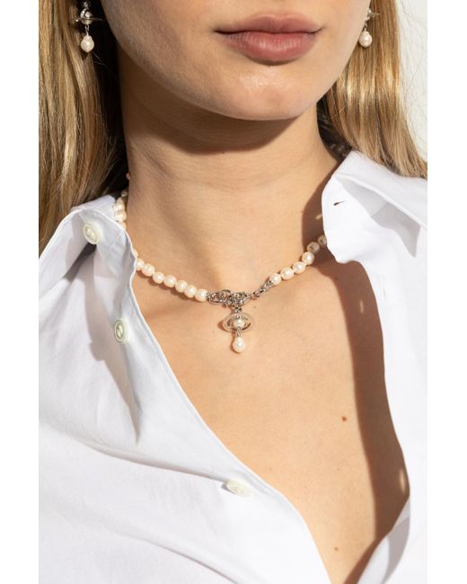 Vivienne Westwood Natural Brass Necklace