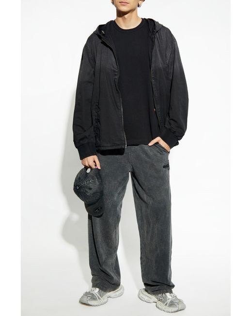 DIESEL Black Jacket J-Ade for men