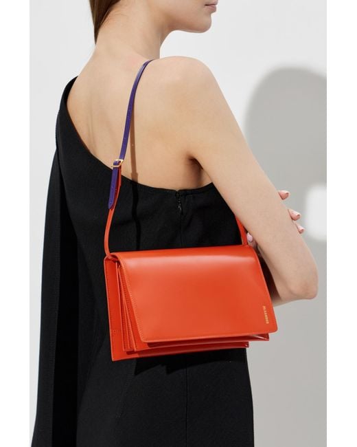 Jil Sander Orange File Small Bag