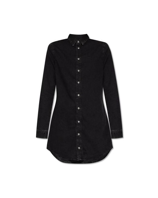 DIESEL Black Denim Dress 'De-Eazy'