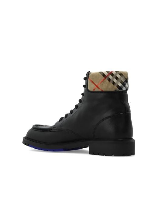 Burberry Natural Leather 'Rogue' Boots for men
