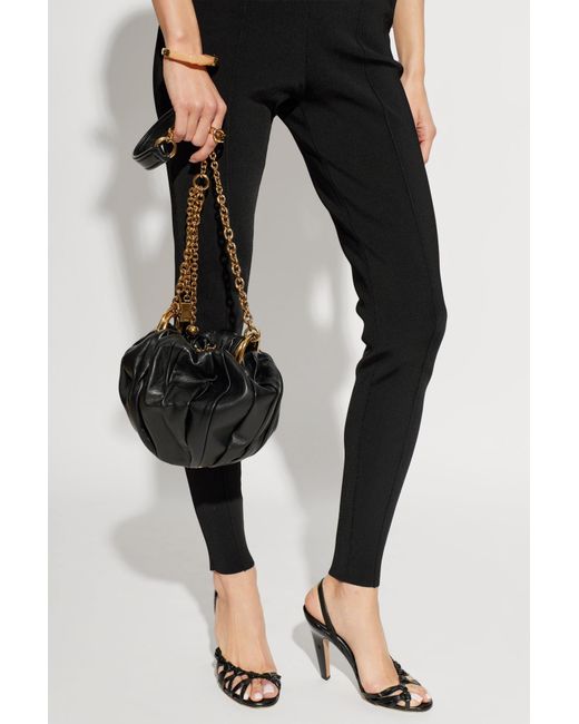 Chloé Black Shoulder Bag 'Plissé'