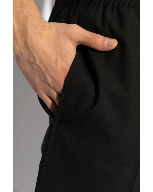 Isabel Marant Black Wool Trousers Nahili for men