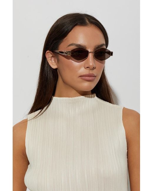 Céline Metallic 'Metal Triomphe' Sunglasses