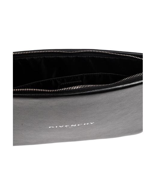 Givenchy Black Leather Document Bag "Antigona" for men