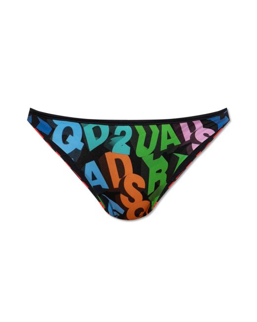 DSquared² Black Swimwear Bottom