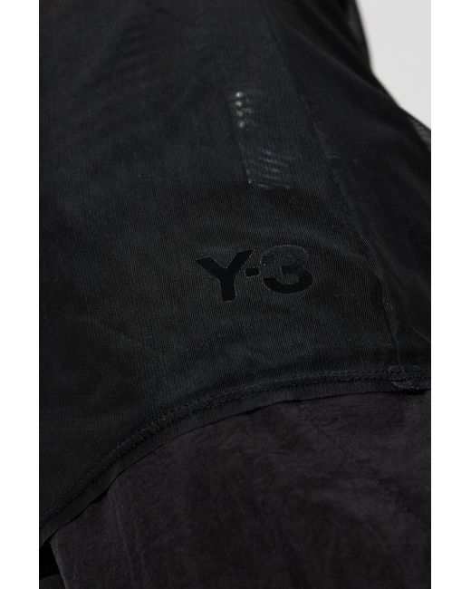 Y-3 Black Transparent Top