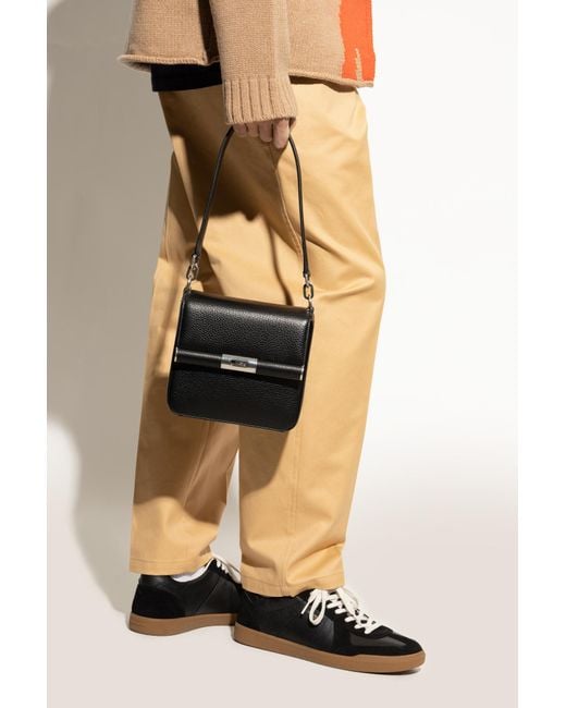 Dolce & Gabbana Black Leather Shoulder Bag for men