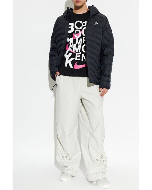 Nike Blue Insulated Hooded Jacket for men