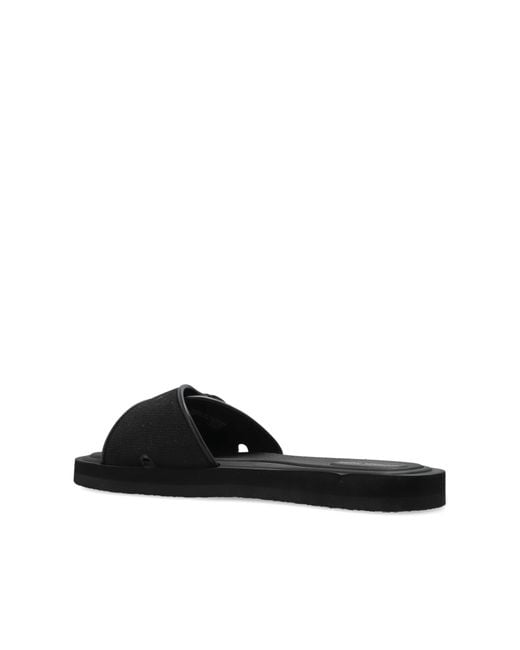 MICHAEL Michael Kors Black Pool Slides