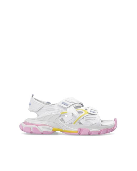 Balenciaga White 'track' Sandals