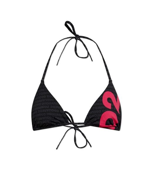 DSquared² Black Bikini Top