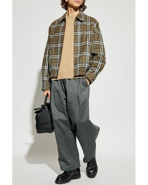 Burberry Natural Cashmere Sweater for men