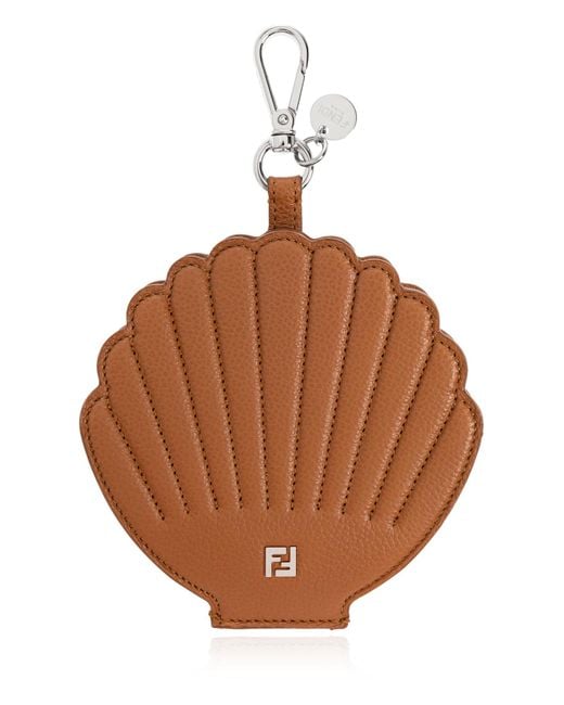 Fendi Brown Shell-Shaped Pouch for men