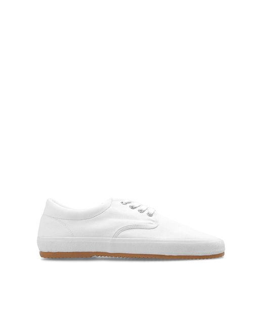 Lemaire White Canvas Sneakers for men