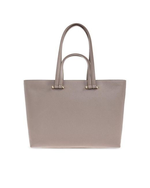 Furla Blue "Duetto Large" Shopper Bag