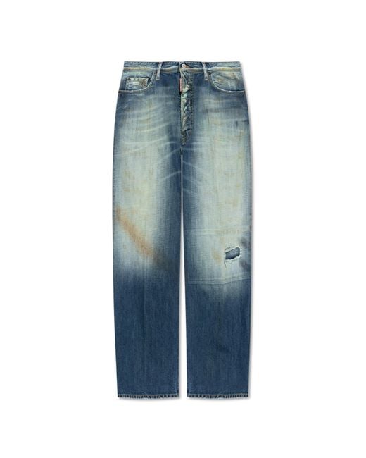 DSquared² Blue Jeans Loose for men