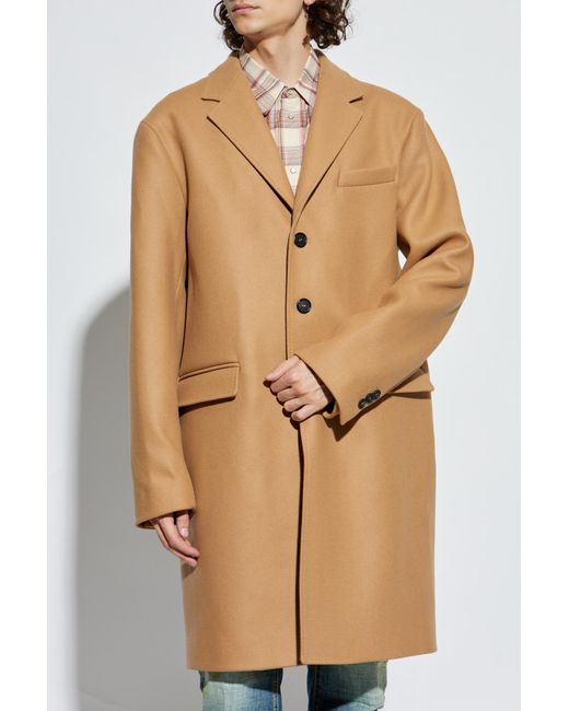 DSquared² Natural Wool Coat for men