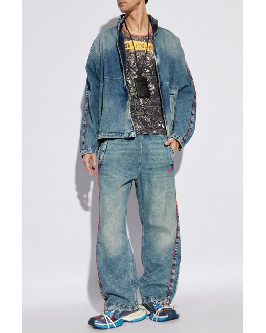 DIESEL Multicolor Top T-Lifty-Camou for men