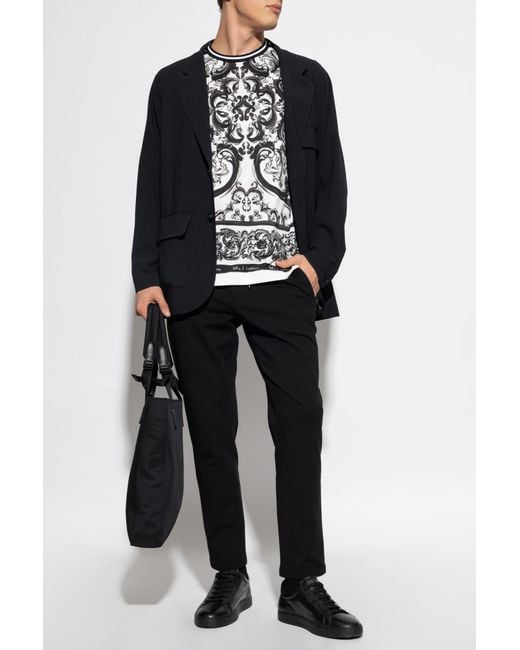 Dolce & Gabbana Black Trousers With Pockets for men