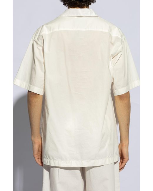 Iceberg White Printed Shirt for men