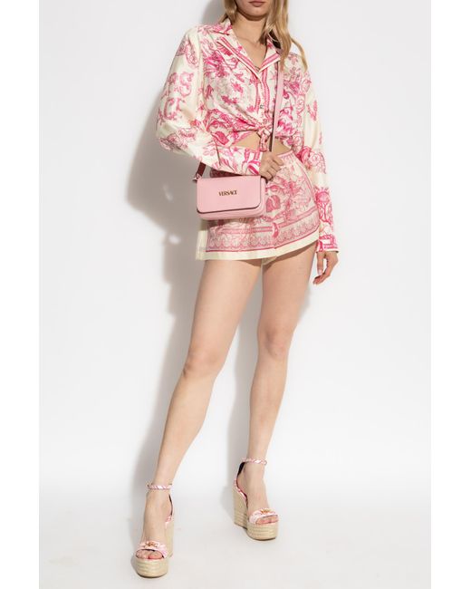 Versace Pink Beach Shorts