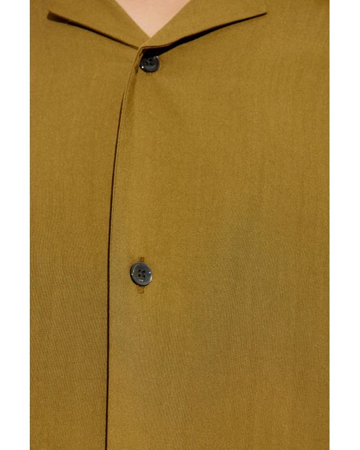 AMI Green Short-Sleeve Shirt for men