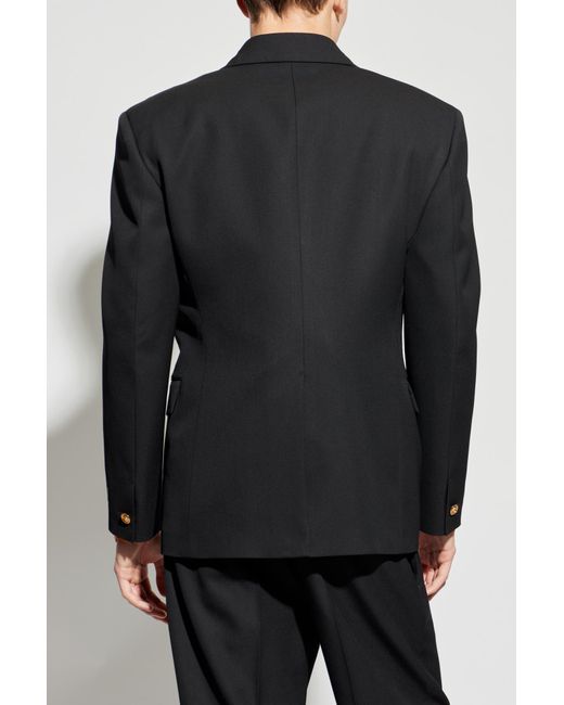 Versace Black Wool Blazer for men