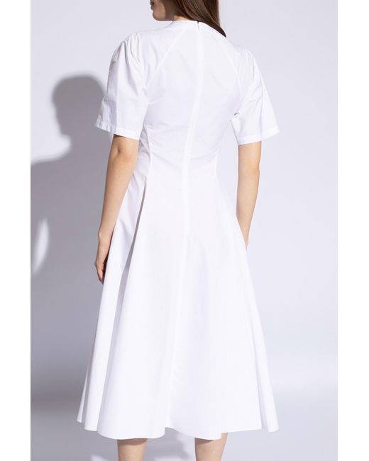 Alaïa White Cotton Dress,