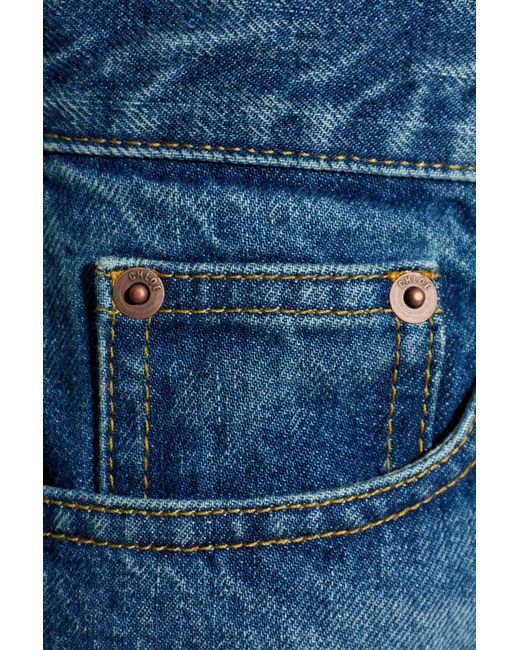 Chloé Blue Jeans With Logo