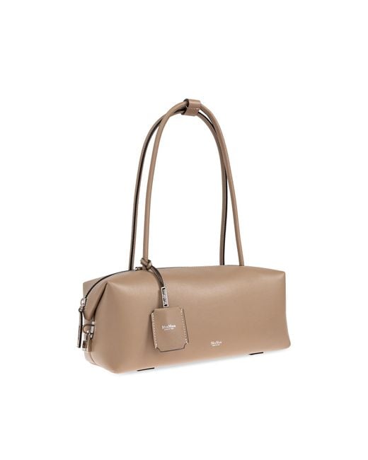 Max Mara White Shoulder Bag 'Holdallstring'
