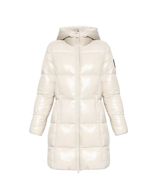 Save The Duck White 'ines' Puffer Jacket