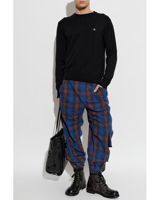 Vivienne Westwood Black Wool Sweater 'Alex' for men