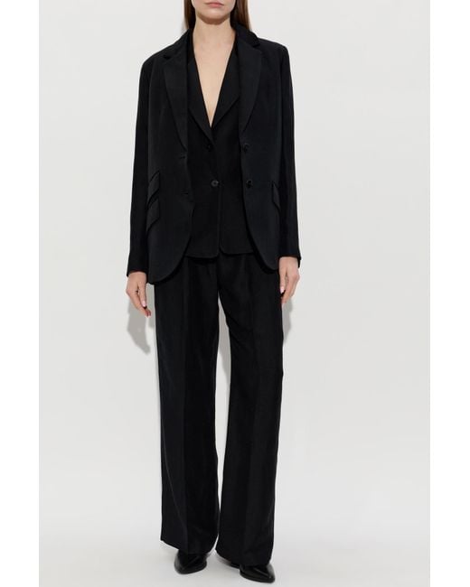 Paul Smith Black Vest With Closed Lapels