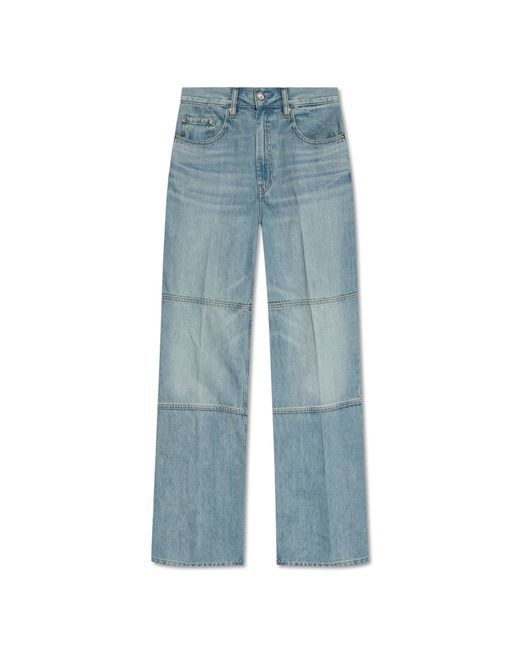 Helmut Lang Blue Straight-Leg Jeans