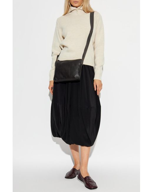 Lemaire Women's Black Hooded Sweater