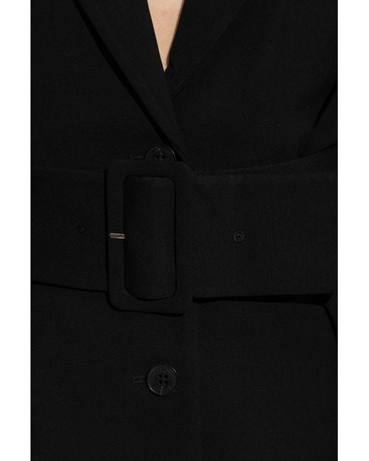ROTATE BIRGER CHRISTENSEN Black Blazer With Belt