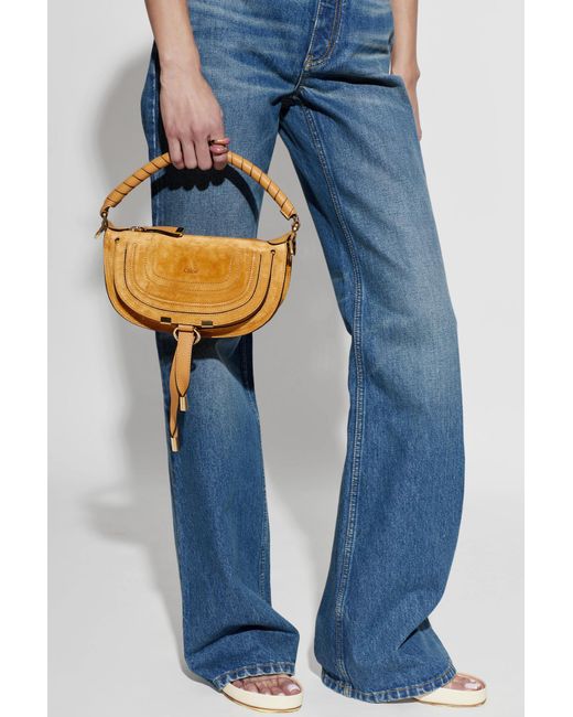 Chloé Metallic "Marcie Mini" Hand Bag