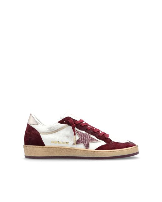 Golden Goose Deluxe Brand Pink 'Ballstar' Sports Shoes