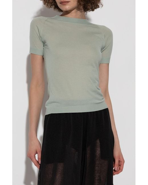 Alaïa Green Wool Top