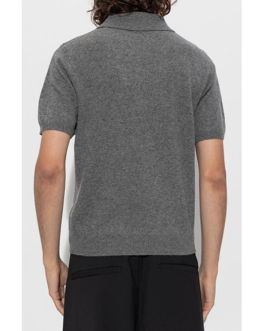 Entire studios Black Wool Polo